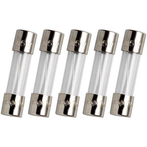 Glass Fuses | 5x20mm | Fast Blow | Pack of 5 | 9A