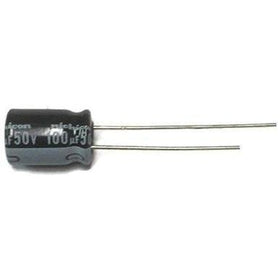100uF 50V Electrolytic Capacitor | Pack of 10