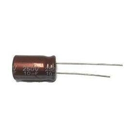 10uF 250V Electrolytic Capacitor | Pack of 5