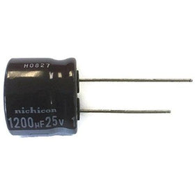 1200uF 25V Electrolytic Capacitor | Pack of 10