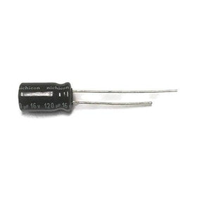 120uF 16V Electrolytic Capacitor | Pack of 10