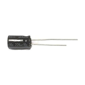220uF 10V Electrolytic Capacitor | Pack of 10
