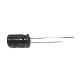 220uF 16V Electrolytic Capacitor | Pack of 10