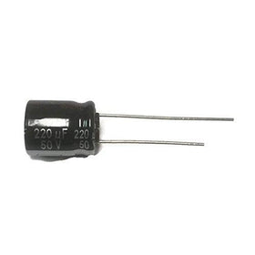 220uF 50V Electrolytic Capacitor | Pack of 10