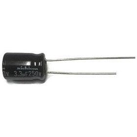 3.3uF 250V Electrolytic Capacitor | Pack of 10