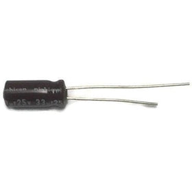 33uF 25V Electrolytic Capacitor | Pack of 10