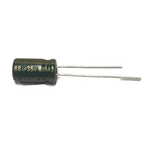 68uF 35V Electrolytic Capacitor | Pack of 10