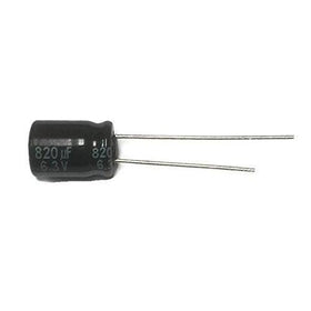 820uF 6.3V Electrolytic Capacitor | Pack of 10