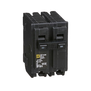 HOM260 Square D Homeline 60 Amp 2-Pole Circuit Breaker
