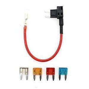 Unlimitedhid Mini ATM Fuse Tap Adapter Add-a-Circuit With 10A Fuse - 16 Gauge Wire