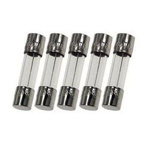 Glass Fuses | 5x20mm | Fast Blow | Pack of 5 | Axial | 10A